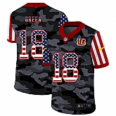 Nike Cincinnati Bengals 18 Green 2020 USA Camo Salute to Service Limited Jersey zhua,baseball caps,new era cap wholesale,wholesale hats